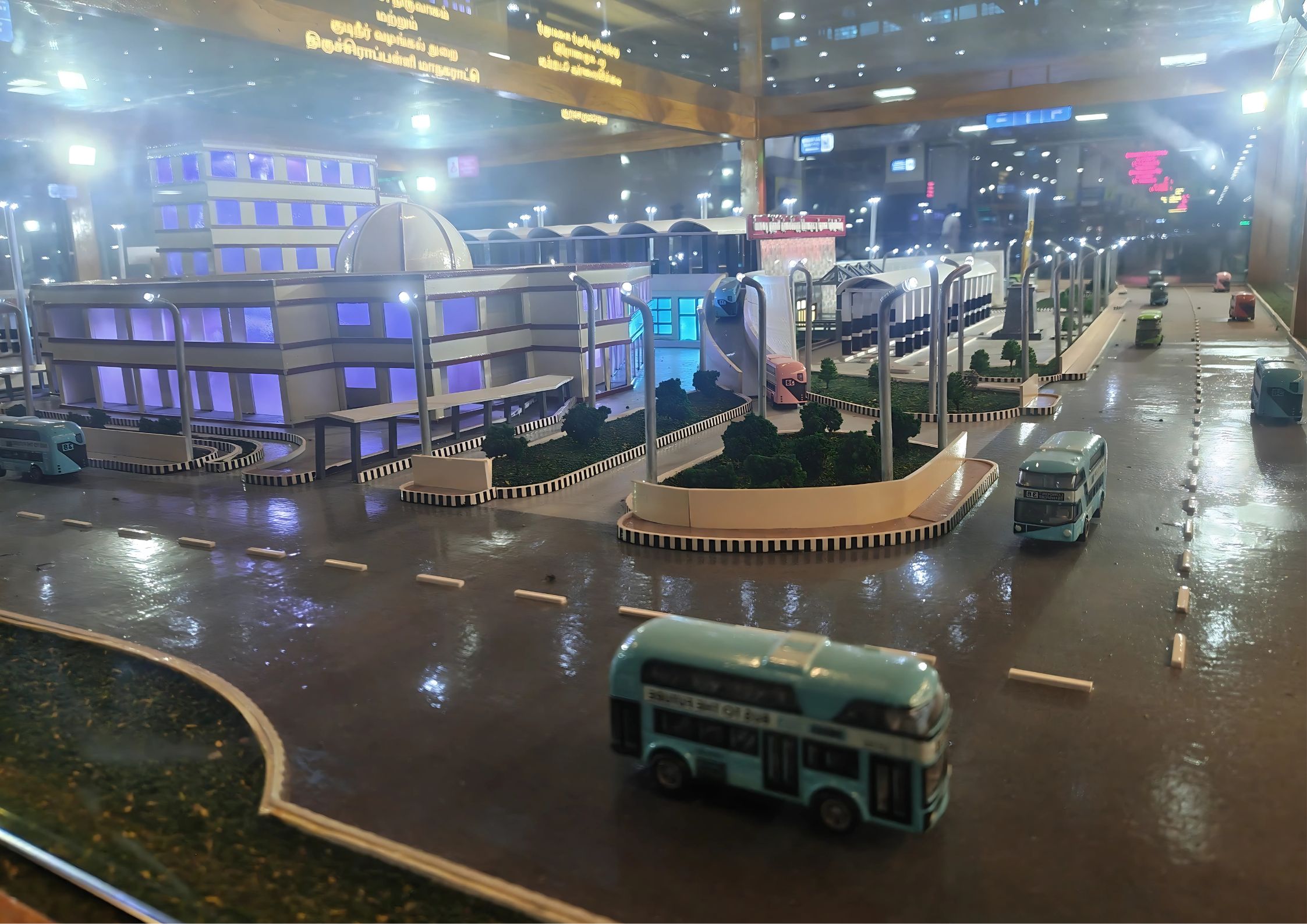 panjapur bus stand model