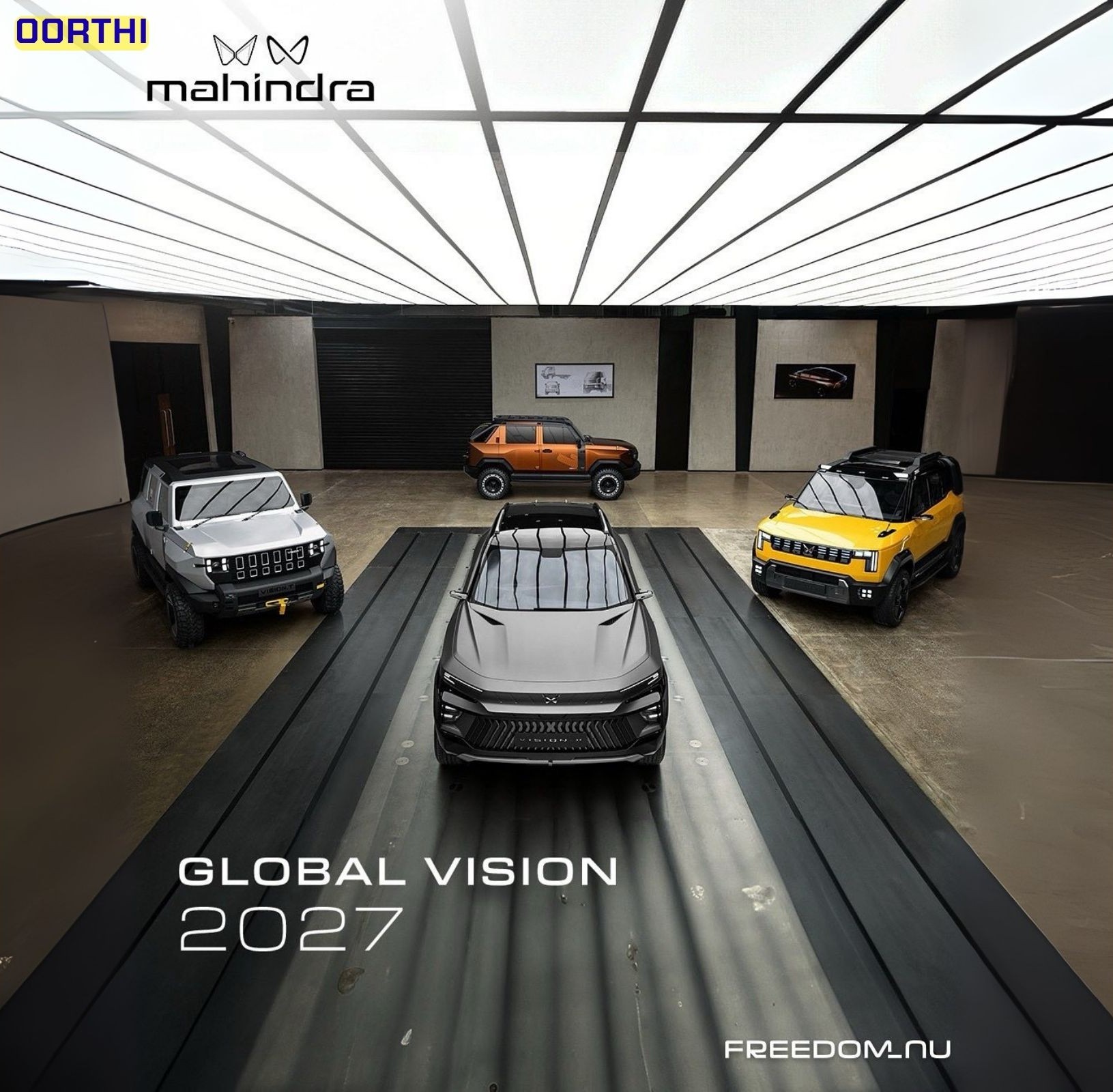 மகிந்திராவின் Vision தொடர்: NU_IQ தளத்தில் உருவான எதிர்கால SUV கான்செப்ட்கள்