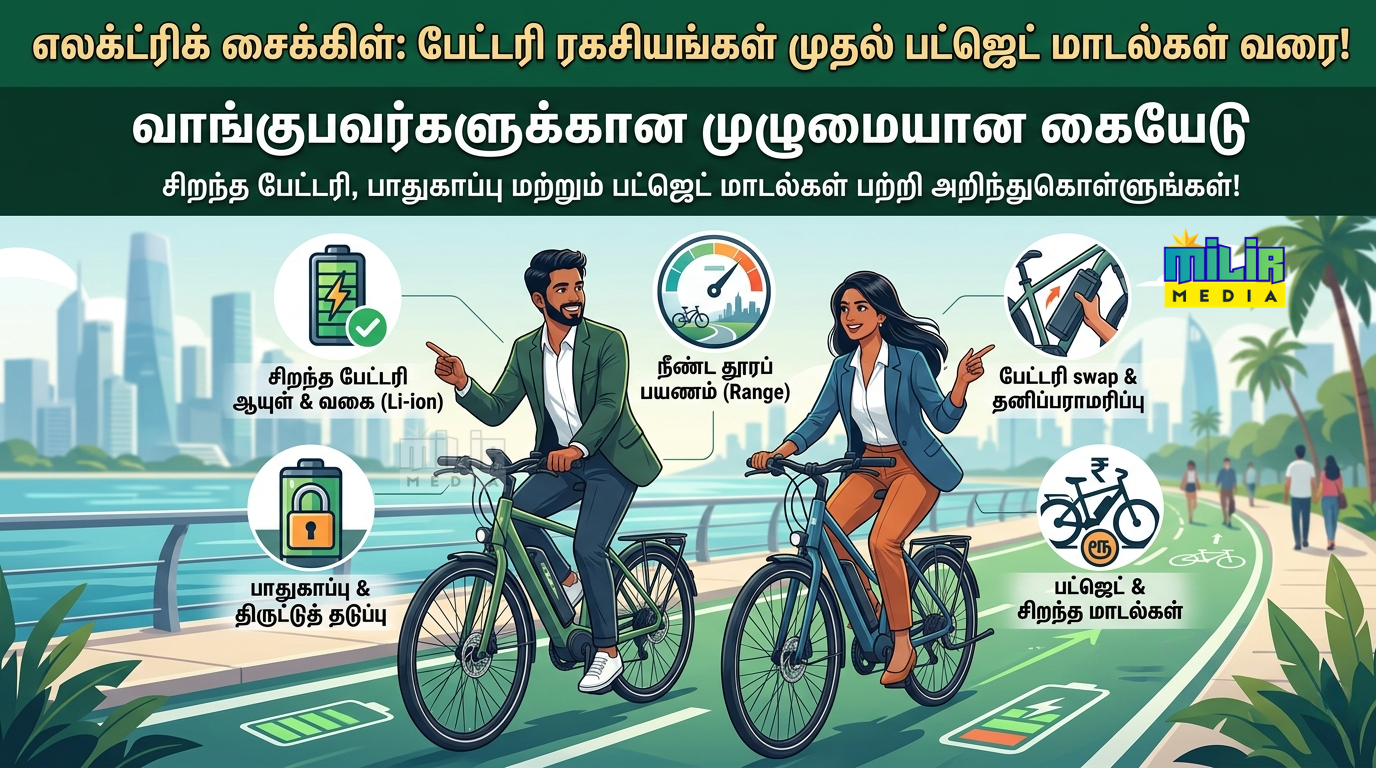 ஸ்மார்ட் பயணம்: உங்கள் பாக்கெட்டை காக்கும் எலக்ட்ரிக் சைக்கிள்! 